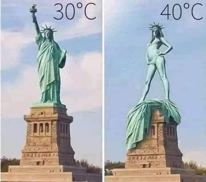 天气炎热到女神也疯狂