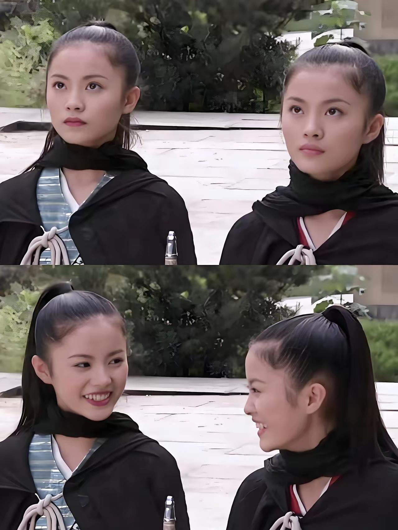 没想到两个小美女是个双胞胎难怪看着那么好看时间过的老快了03版最小如今已过