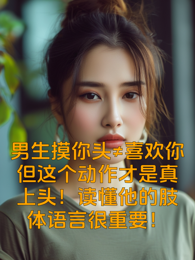 男生摸你头≠喜欢你，但这个动作才是真上头！读懂他的肢体语言很重要！