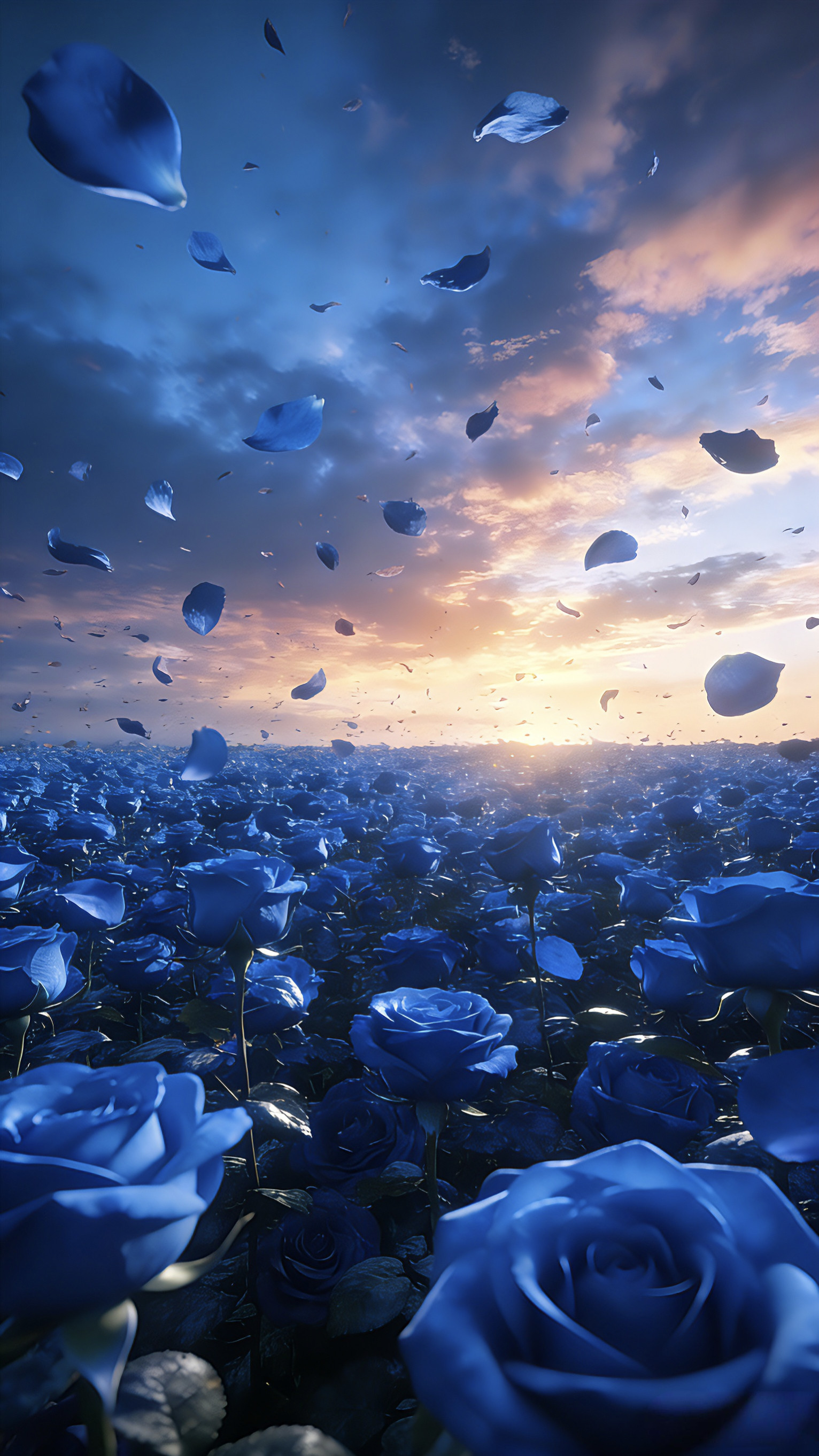 手机壁纸|花海不知道亲眼目睹这片花海，会是怎样的震撼