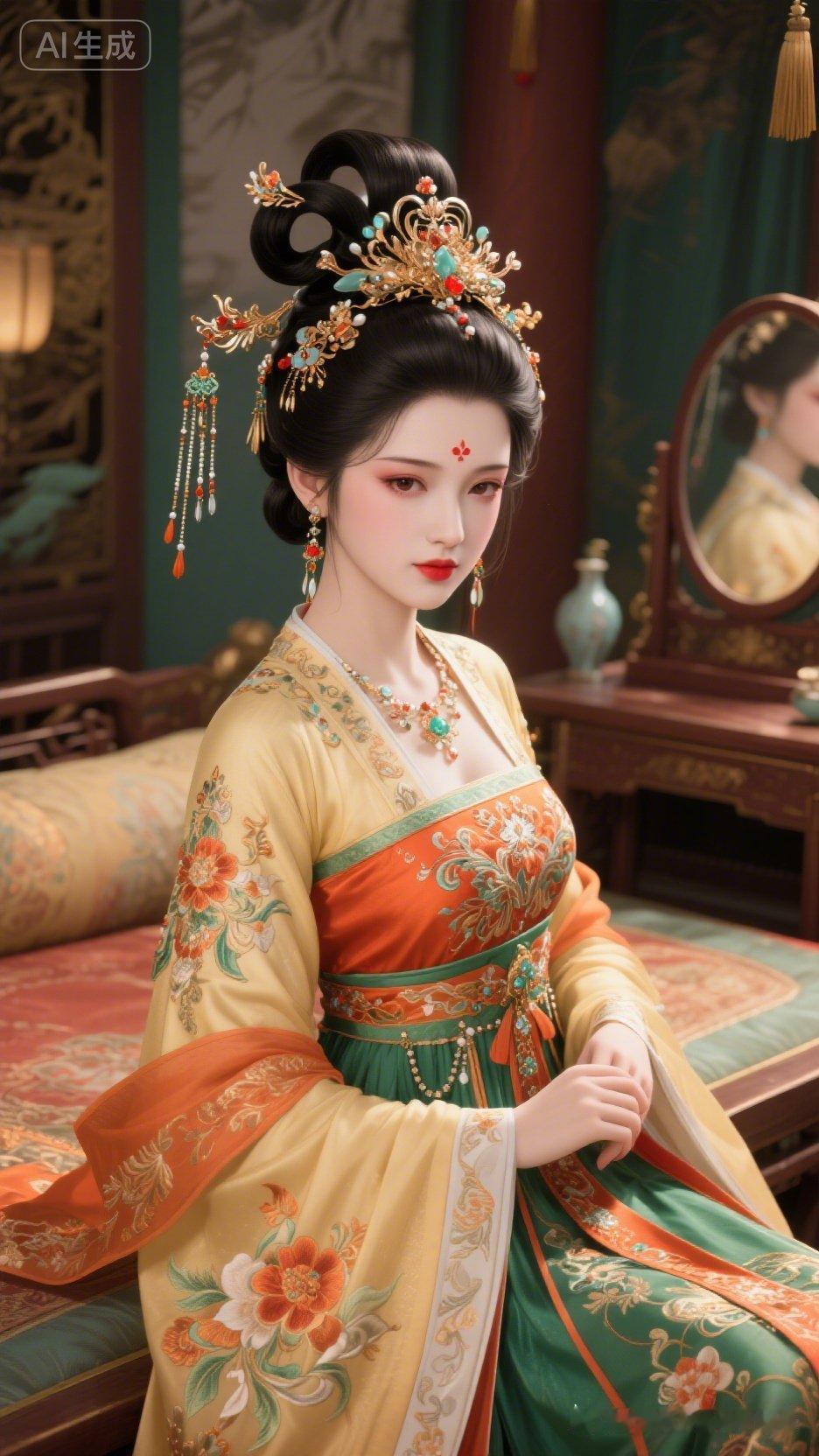 穿越时空的古典美人，华丽服饰尽显东方韵味！
