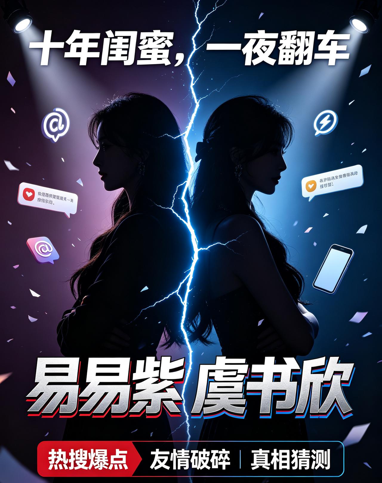 易易紫自曝与虞书欣恶心事，十年友情碎一地内娱又爆大瓜！易易紫直播自曝与虞