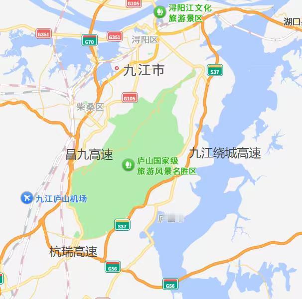 九江环城通道由杭瑞高速、昌九高速（福银高速）与九江绕城高速共同组成，该通道暂未形