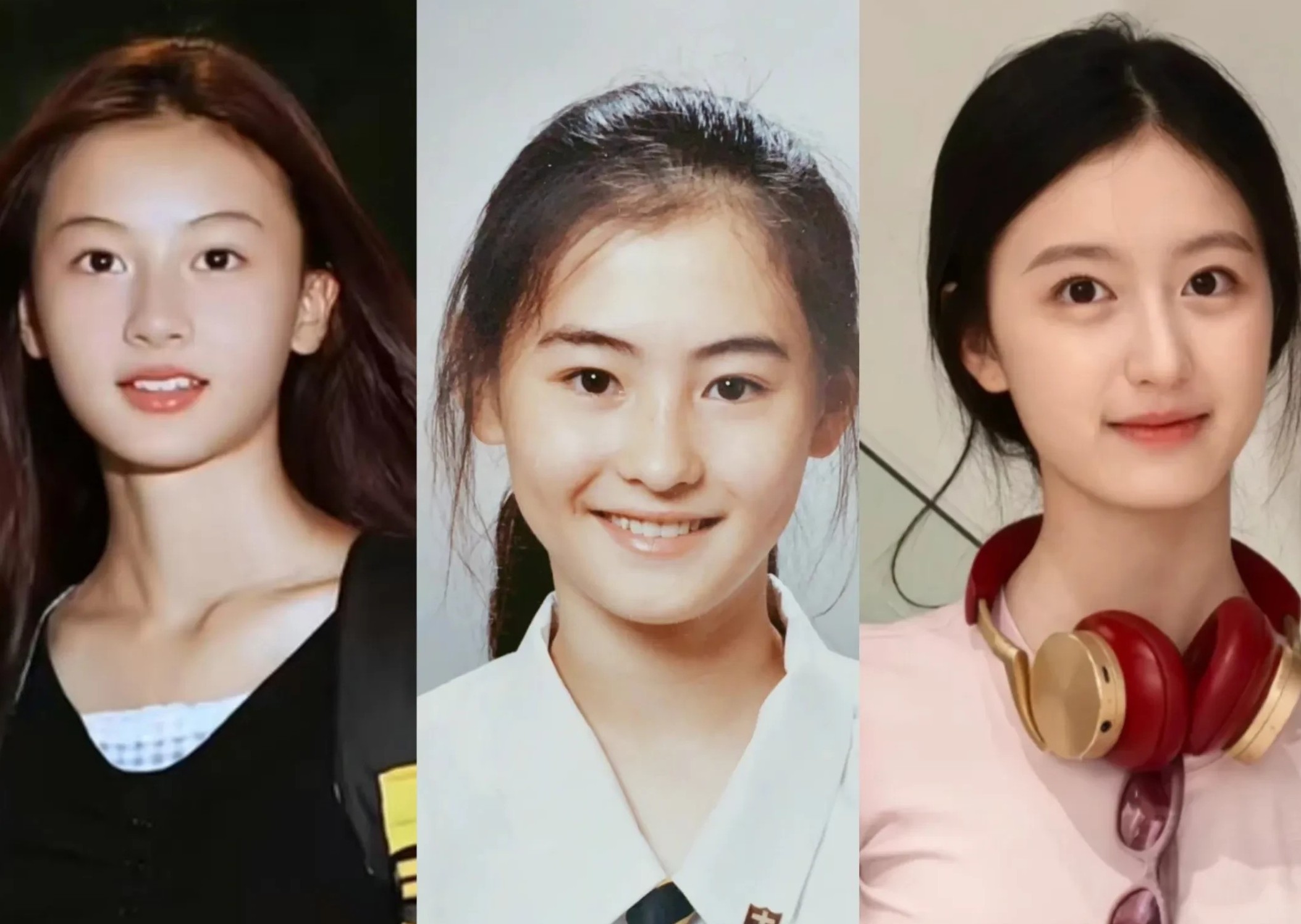 再也不追女明星了，本来不信裴佳欣像张柏芝，只觉得七七有几分神似。