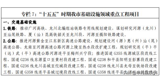 河源十五五铁路规划，四条高快铁路列入2026年8月底，河源的十五五规划出炉，