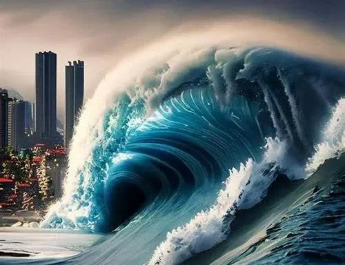 俄罗斯勘察加发生了8.7级地震。地震波引起的海啸高达17m高大的浪潮。万