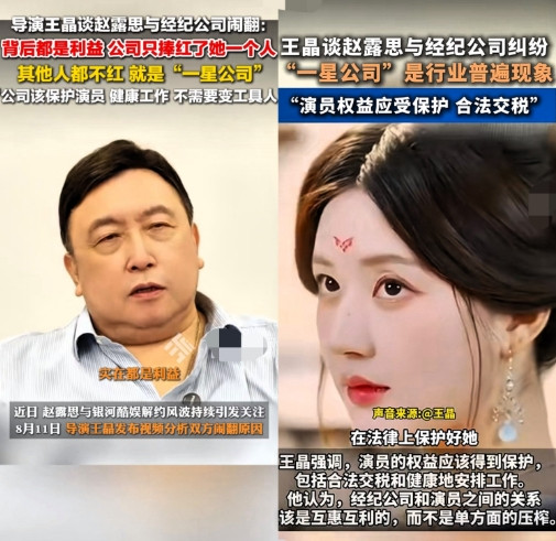 王晶谈赵露思解约，说白了，她现在就是第二个董宇辉，一切风波的根源在于