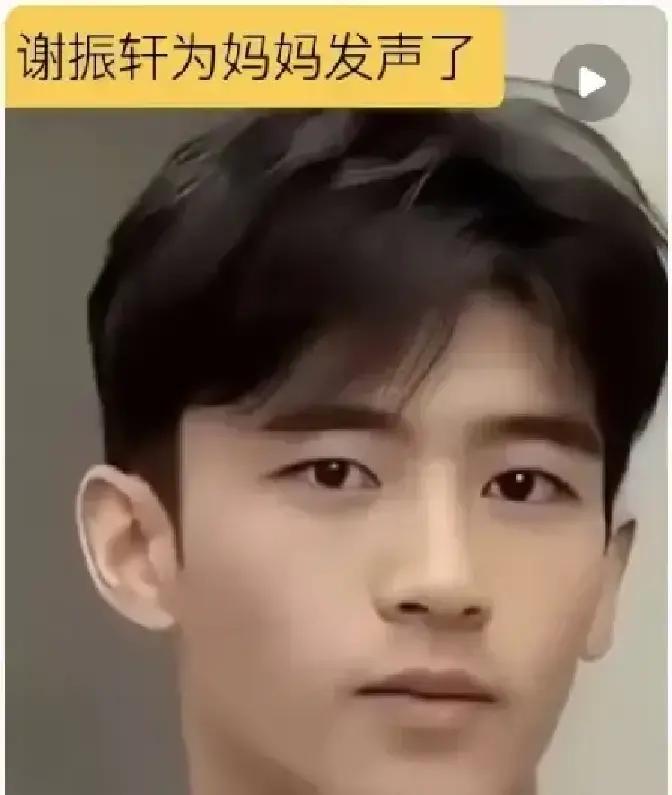 谢振轩才16岁，听到妈妈被说闲话，急得想立马飞回香港挡在她前面。谢霆锋呢？镜