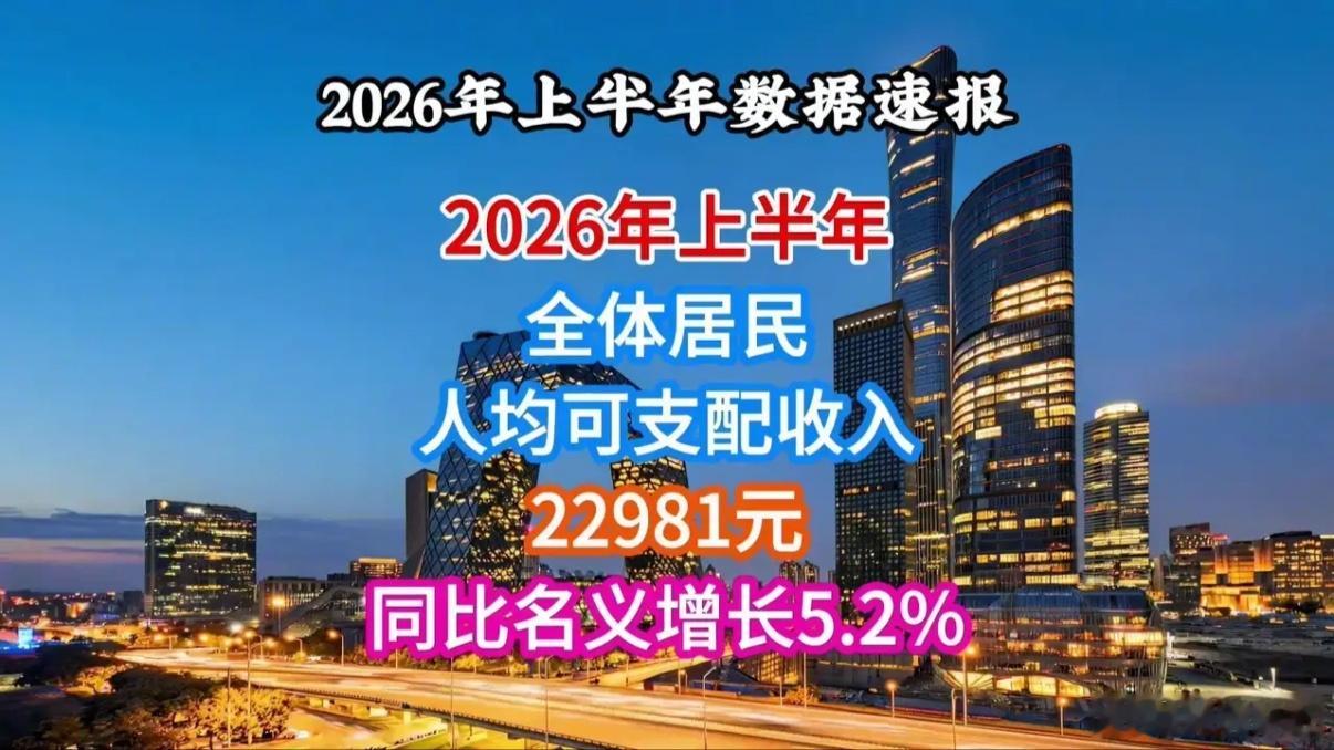 随着北京、天津、河北公布2026年上半年经济运行情况，三省市上半年人均可支配收入