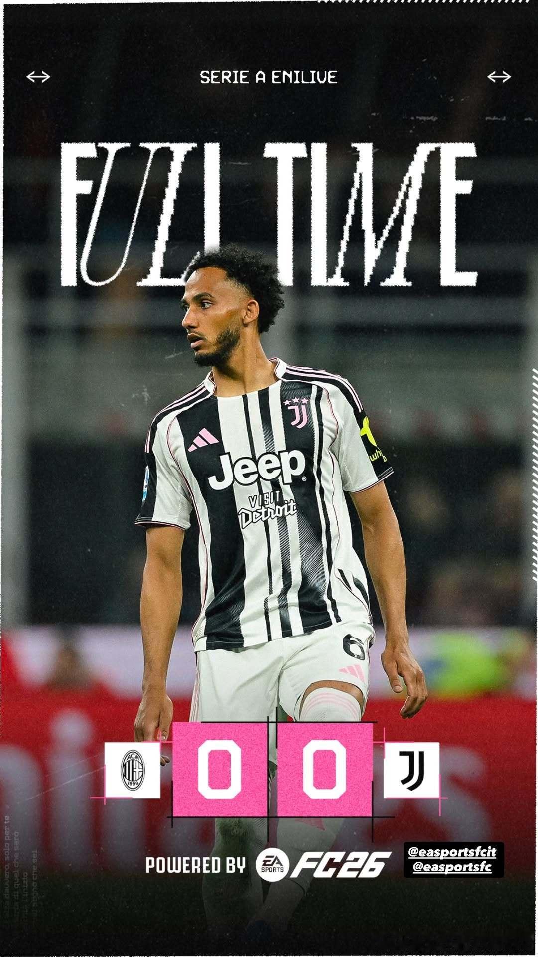 尤文图斯AC米兰0比0尤文图斯意甲联赛“凌晨三点爬起来看了场中超”这个赛季两回