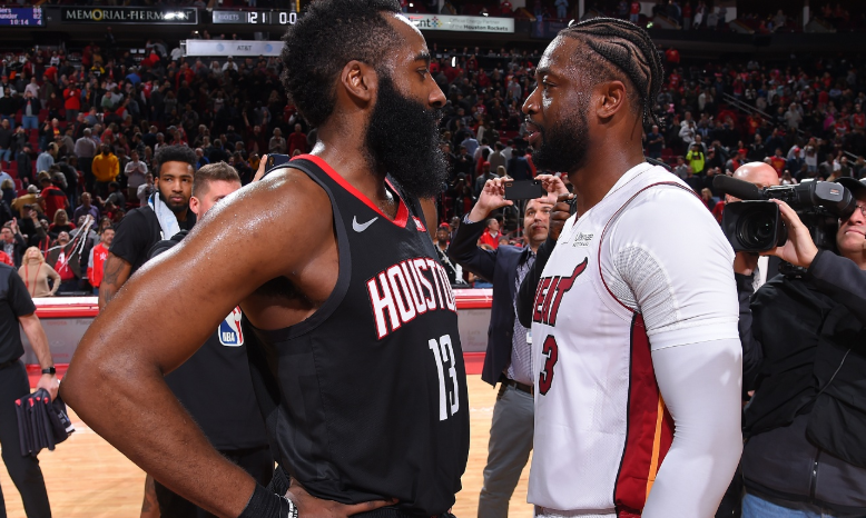 36岁哈登轰55分破纪录！韦德第三年FMVP成就，究竟谁更伟大？