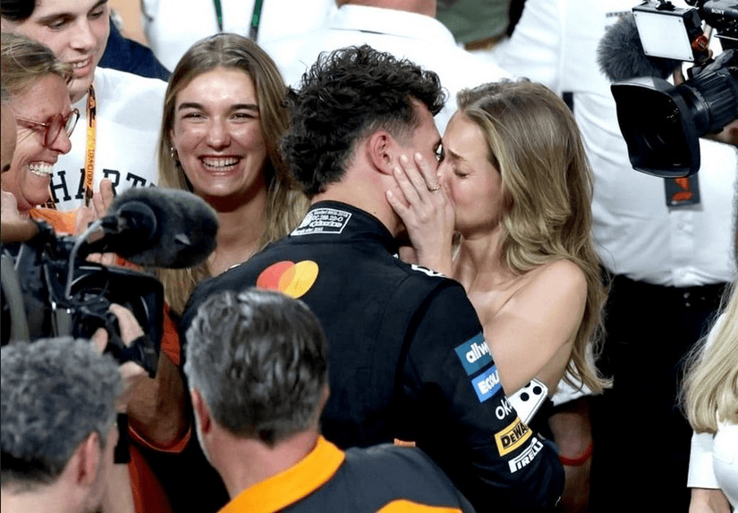 诺里斯女友回应所谓对维斯塔潘的批评言论: 不予理会