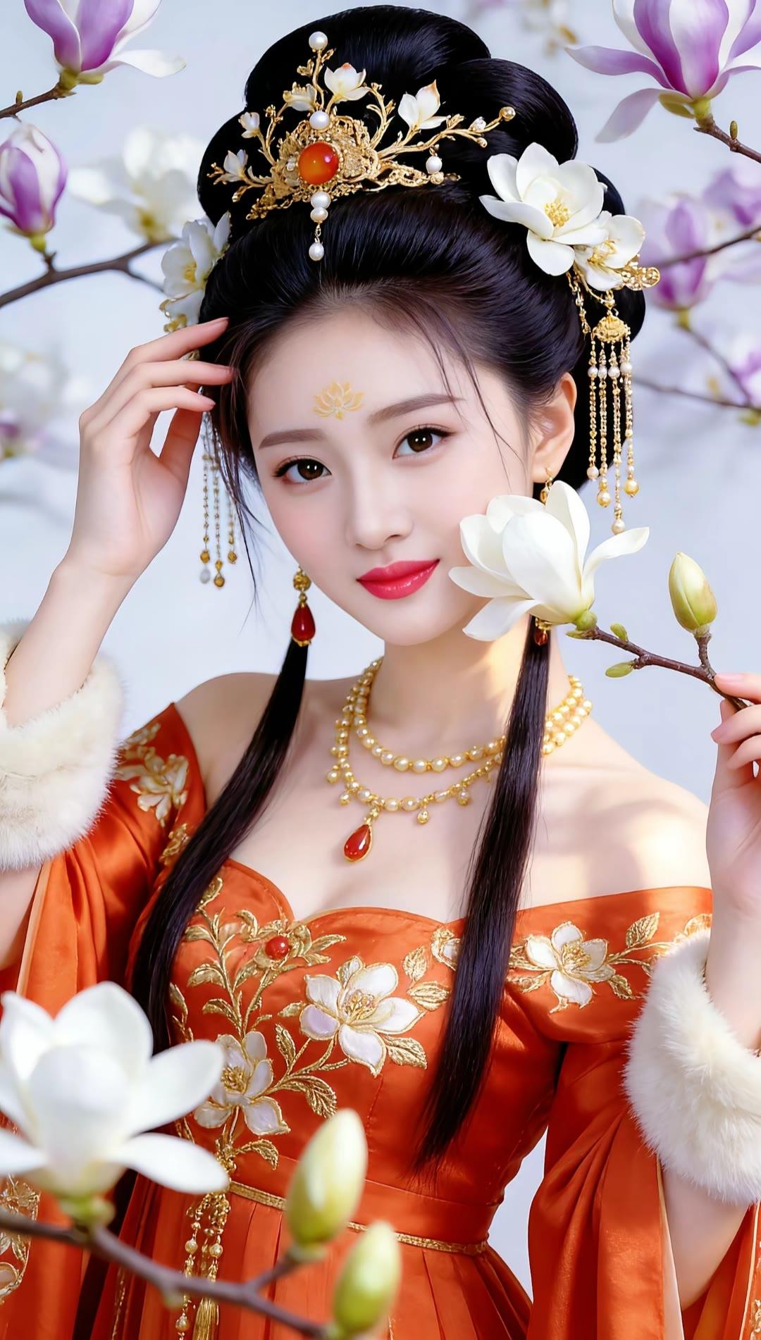 古风美人与樱花共舞，惊艳了整个春天！