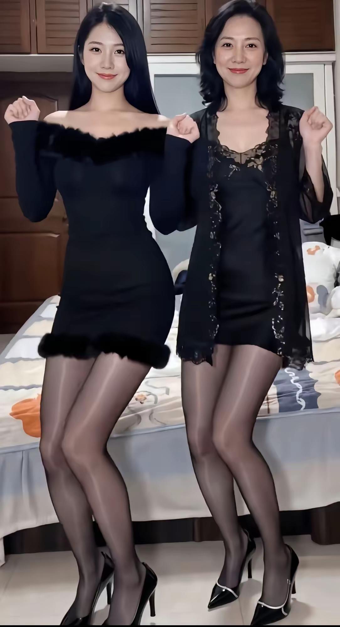 母女照，“姐妹花”，真的太让人羡慕啦，你喜欢哪个呢？