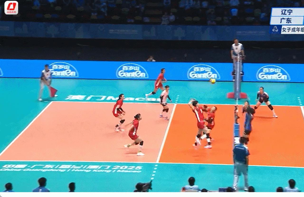 11月15日下午，北京时间16：00，第十五届全运会，丁霞领衔的辽宁女排对阵广东