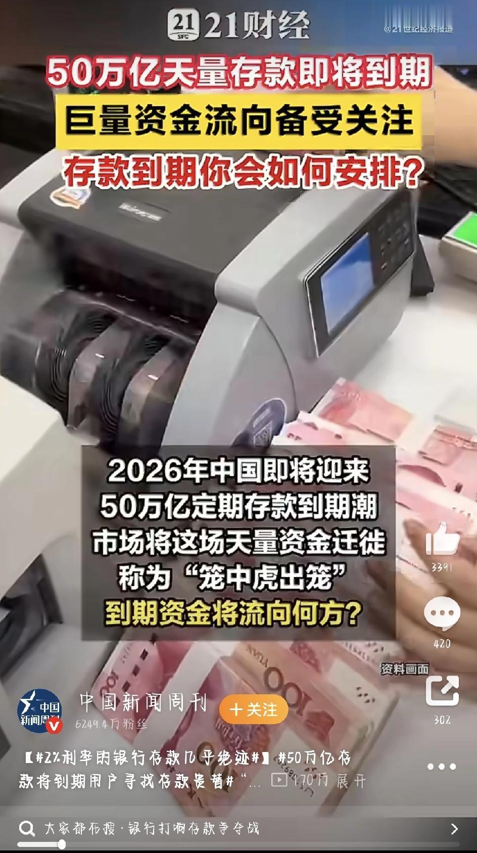 2026年刚开头，不少家庭就遇到了同一个头疼事：手里的定期存款到期了，想续存，却