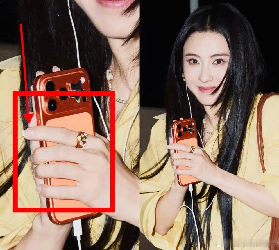 我不嫉妒张柏芝的美，也不嫉妒张柏芝有钱。但是看到张柏芝的手指甲，我是真的控制不住