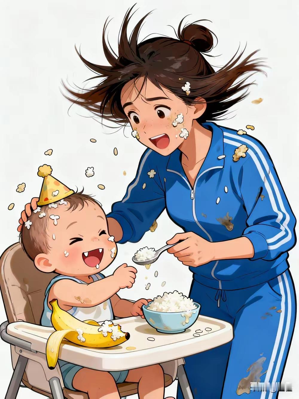 自从当了妈才明白，每天都像在跟时间抢速度！每天早上六点准时爬起来，第一件事就是送