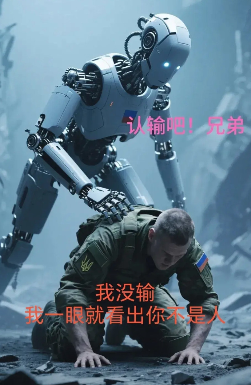 一条令人傻眼的俄乌战场消息，俄罗斯一小队向乌克兰机器人投降。​有媒体报道，乌克