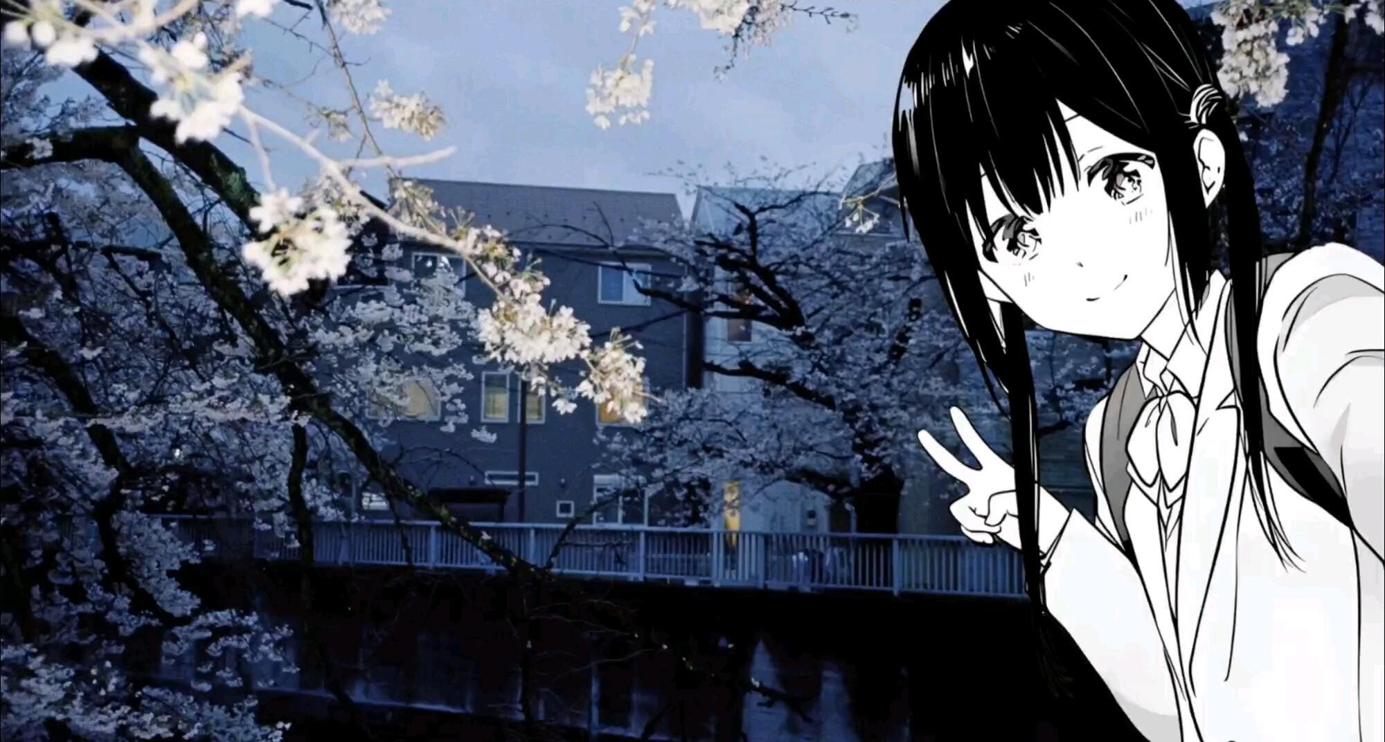 动漫壁纸｜电脑壁纸｜潮濕的雨季滲透木欄、