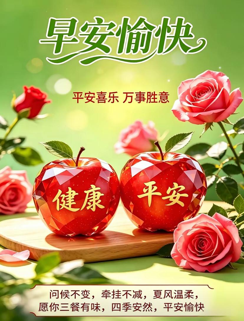 🌺☘️5./23.浅夏安然.福气常伴☘️🌺🌿🌅明媚晨光，润泽胸怀。卸
