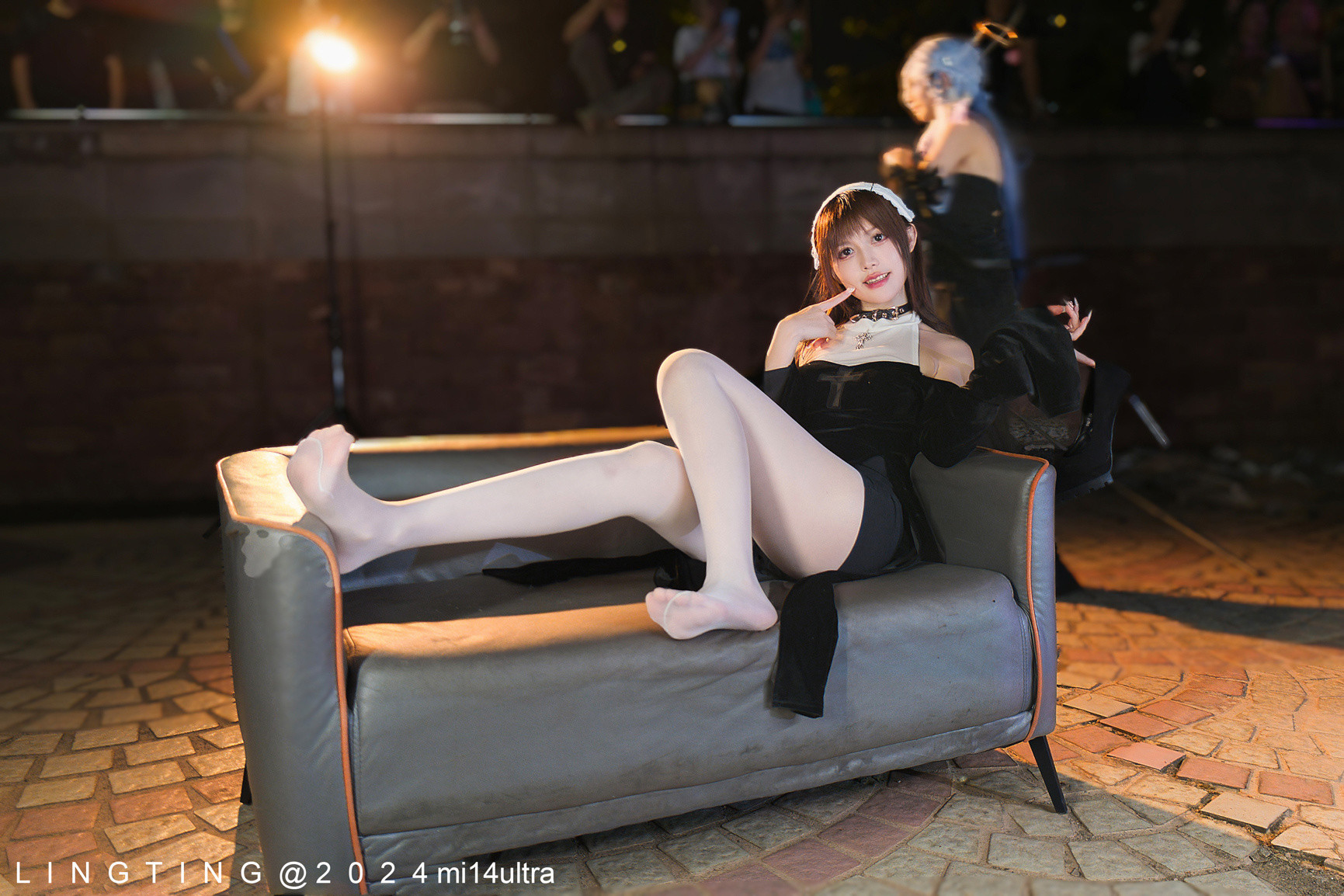 猎人拍漫展长腿修女想把漫展图带回家？请看置顶！(展示为精修图)摄影后期：聆听猎人