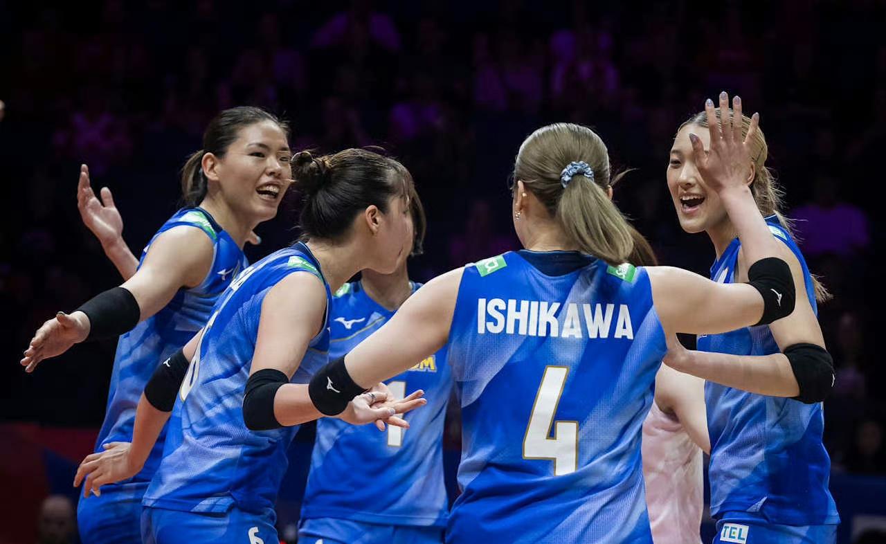 2026VNL亚洲三强首站成绩日本第1!随着日本女排在最后一场比赛中3-2力克