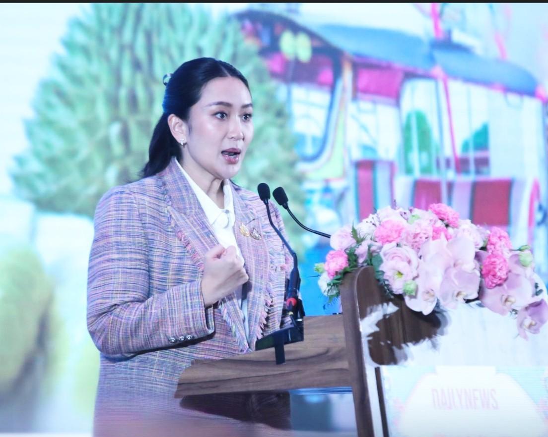 泰国总理兼文化部长佩通坦女士昨天在泰国旅游局2026年旅游市场推广新闻发布会后接