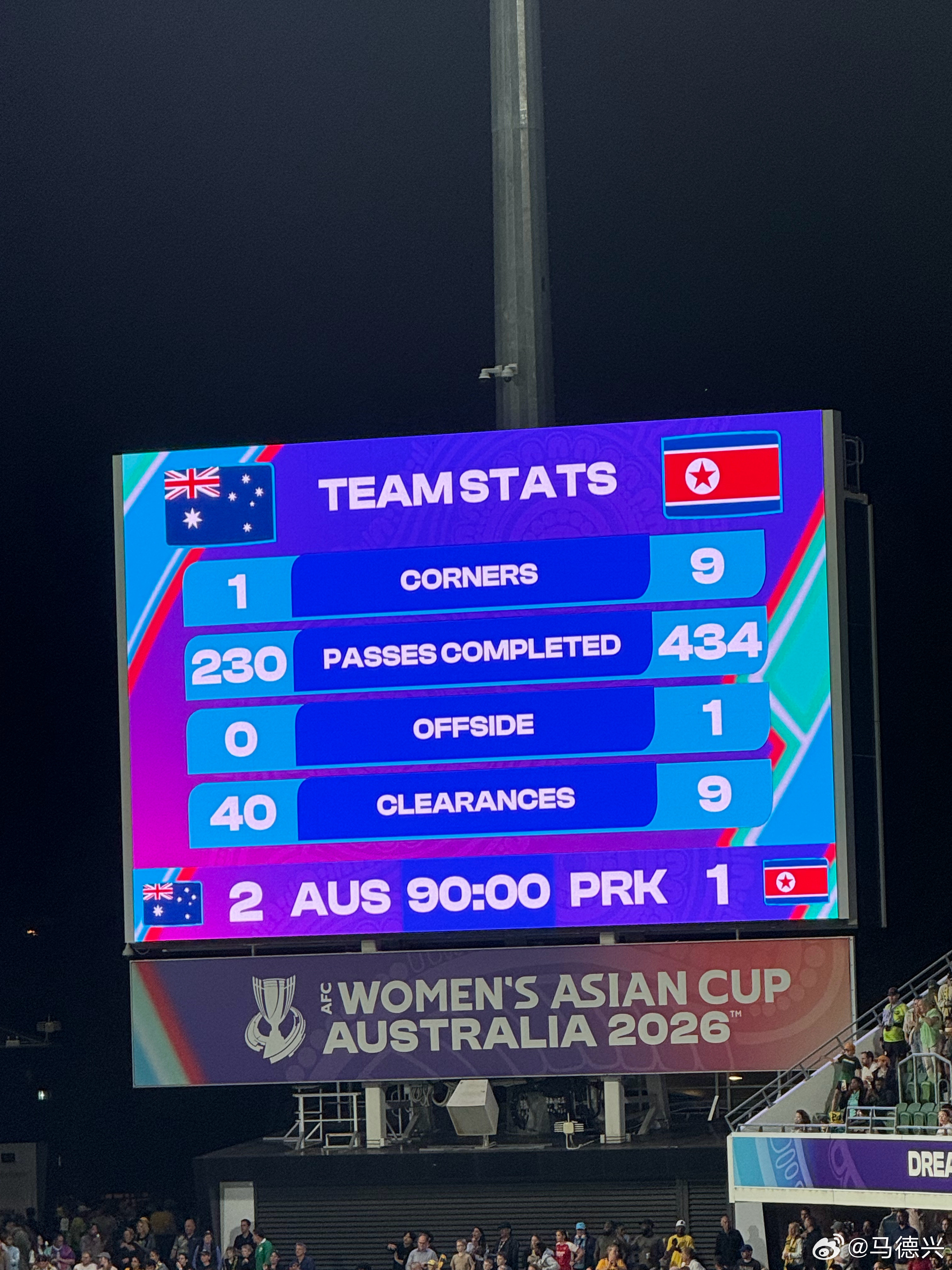 女足亚洲杯女足中国女足澳大利亚2:1闯关朝鲜队，进入四强。下一场应该是中国队的