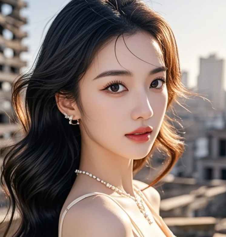 不是清纯小白花，而是自带攻击性的东方妖女，你敢对视吗？