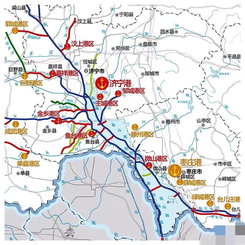 这些港口现在发展的怎么样？济宁以北能通航到哪里。山东济宁港[吐舌头眯眼睛笑][吐舌头眯眼睛笑]