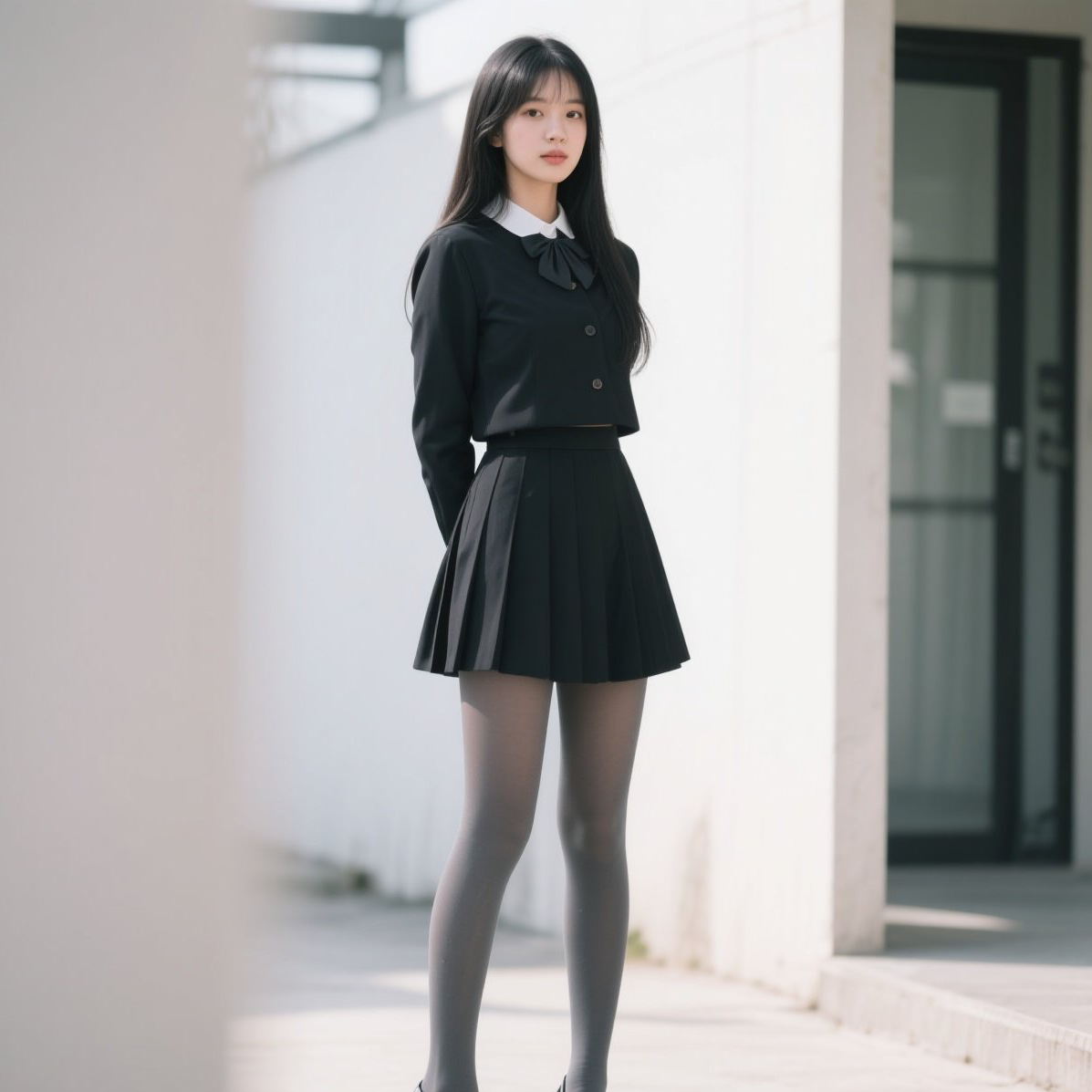 高跟鞋踩出女王范这腿长让人移不开眼