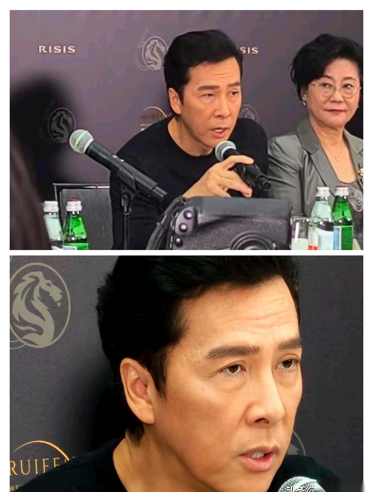 妈呀，看到甄子丹那个状态，真的吓我一跳。那脸上的褶子，那快掉到下巴的眼袋，整个