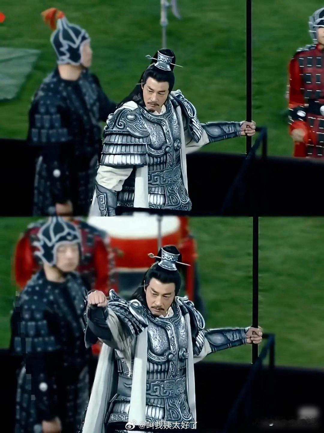 刘强东助力1:1复刻战甲何润东霸王全装助力宿迁关键是何润东完成演出后，没有直