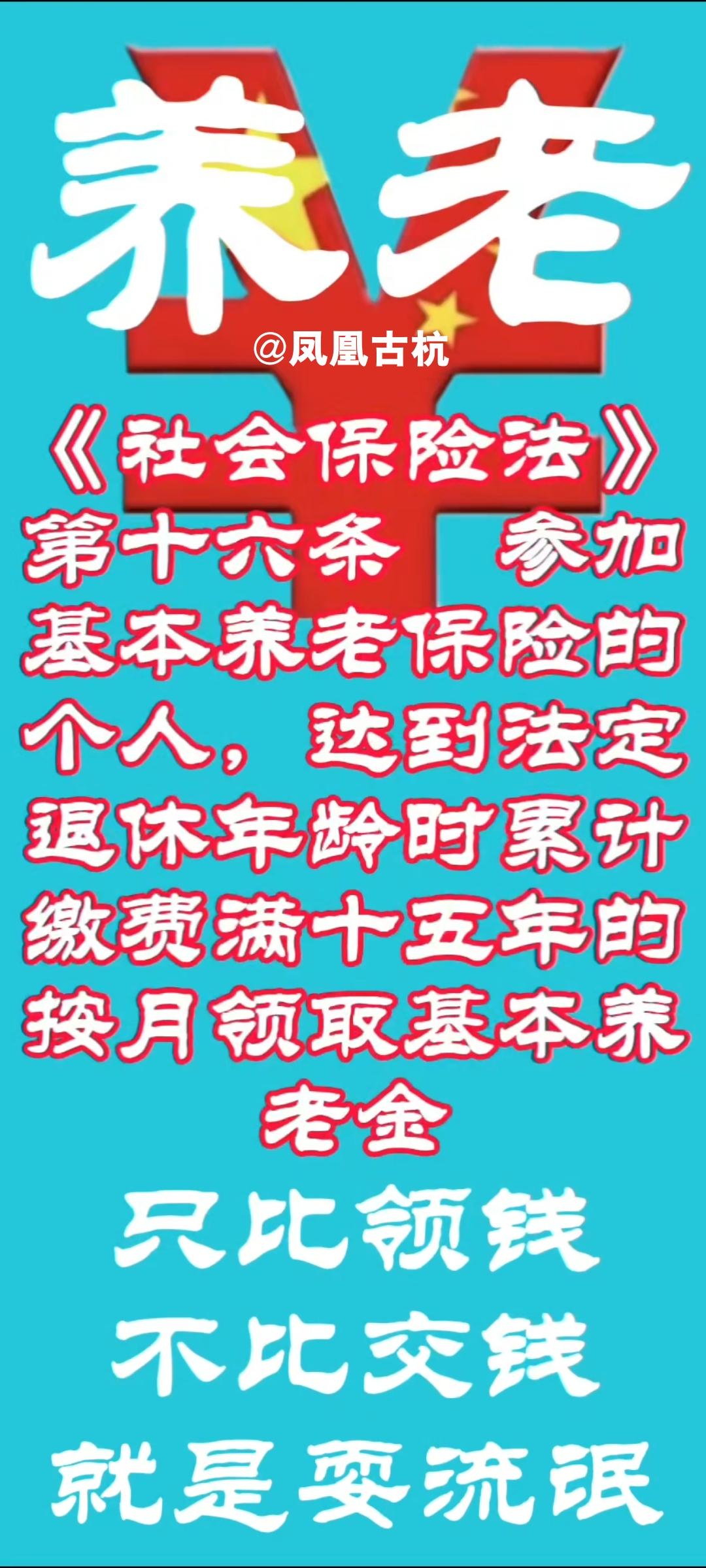 谈养老，不别开《社会保险法》去谈。想要养老金，必须交社保。社保局不允许吃白食。