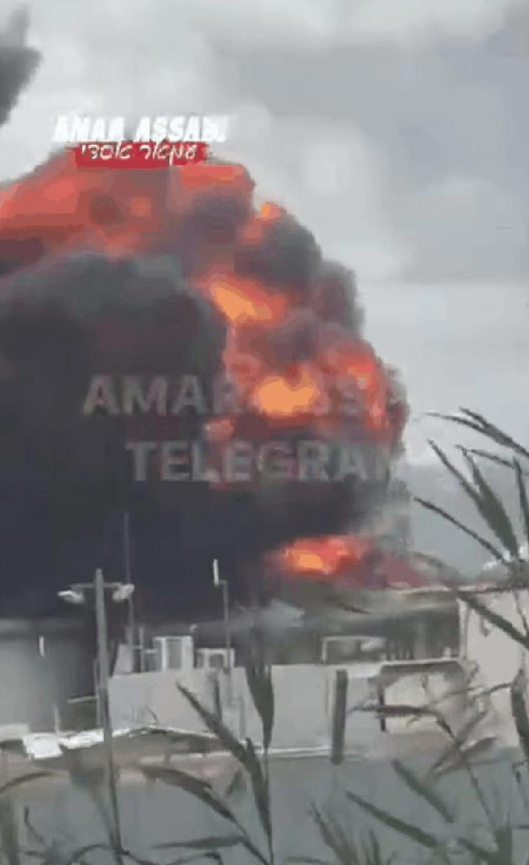 海法炼油厂又烧了，铁穹拦不住的导弹，下次打哪？3月30号晚上，海法湾那边冒起