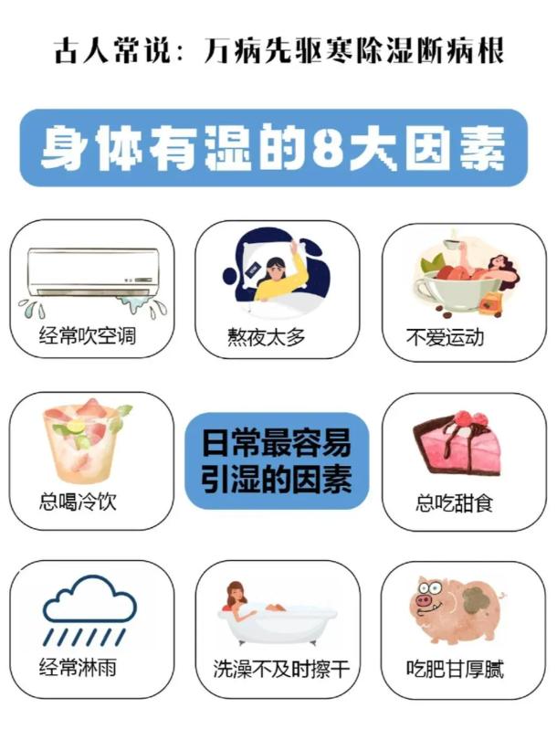 体内湿气重？8大诱因要知道
