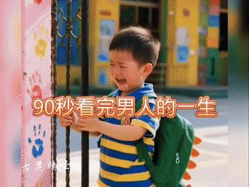 90秒看完男人的一生！让四十几岁的我看着看着就哭了男人的成长经历是什么