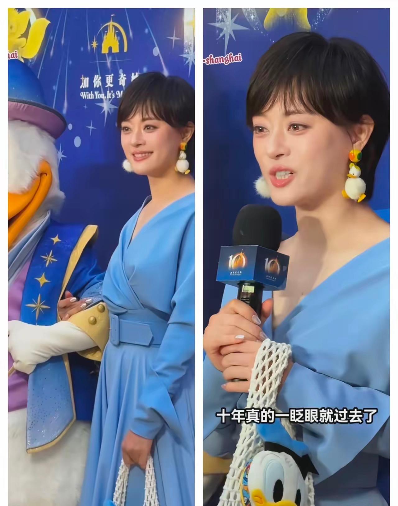 我朋友是形体管理老师，他跟我说了一句大实话，像孙俪这种，都44岁了，和唐老鸭同框