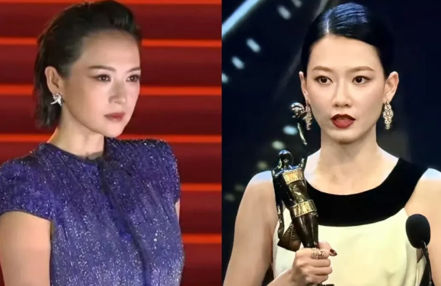 好唏嘘47岁章子怡穿ArmaniPrivé2025秋冬高定搭配Tiffany&