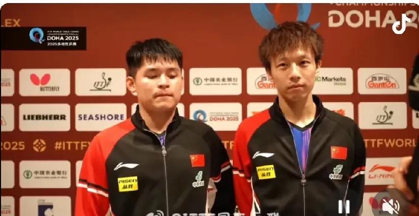 一觉醒来，国乒都是好消息，林高远/林诗栋蠃了，梁靖崑/黄友政赢了，王楚钦