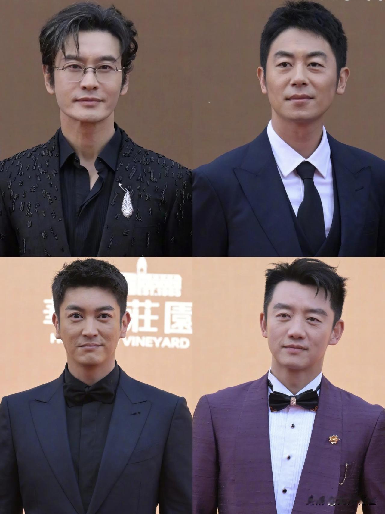 以下四位中年男演员，你觉得谁更帅？照片是新出炉的，正是他们各自年龄的当下状态！