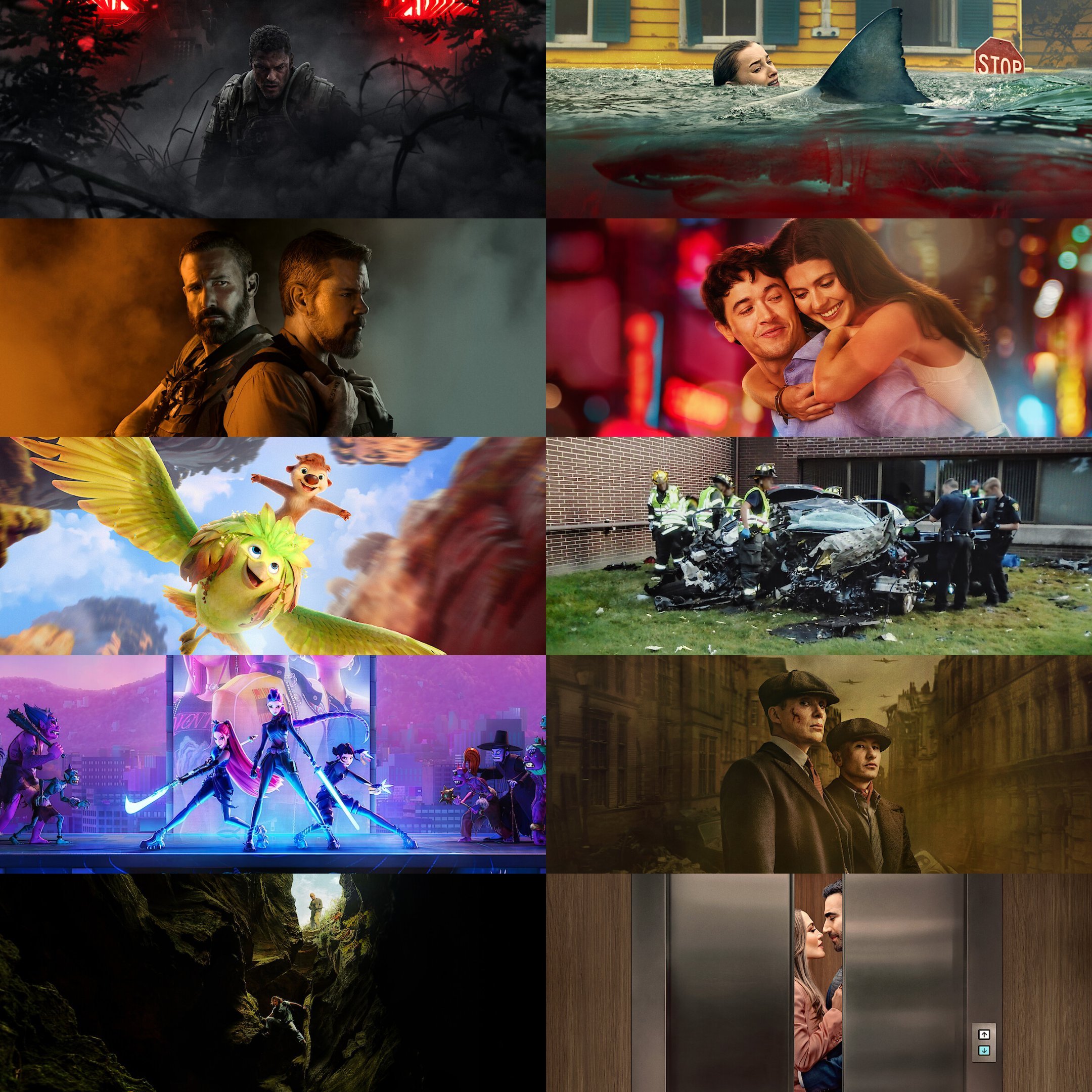 Netflix近期公开了2026年至今播放量最高的电影1.《侵略机器》2.《