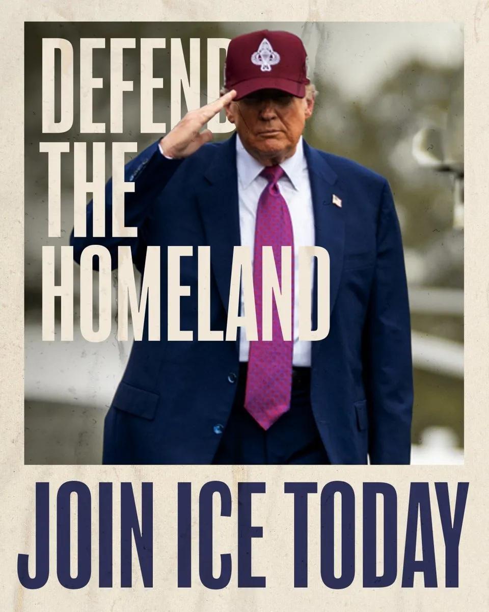 🚨🇺🇸ICE称“美国需要你”美国移民及海关执法局(ICE)刚刚