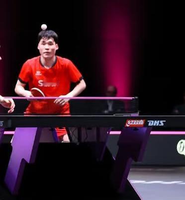 多哈冠军赛户上隼辅1:3张禹珍止步16强户上出局啦1月9日，WTT多哈冠军