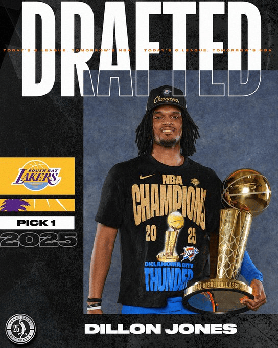 NBA发展联盟选秀大会: 南湾湖人第一顺位选中迪龙-琼斯