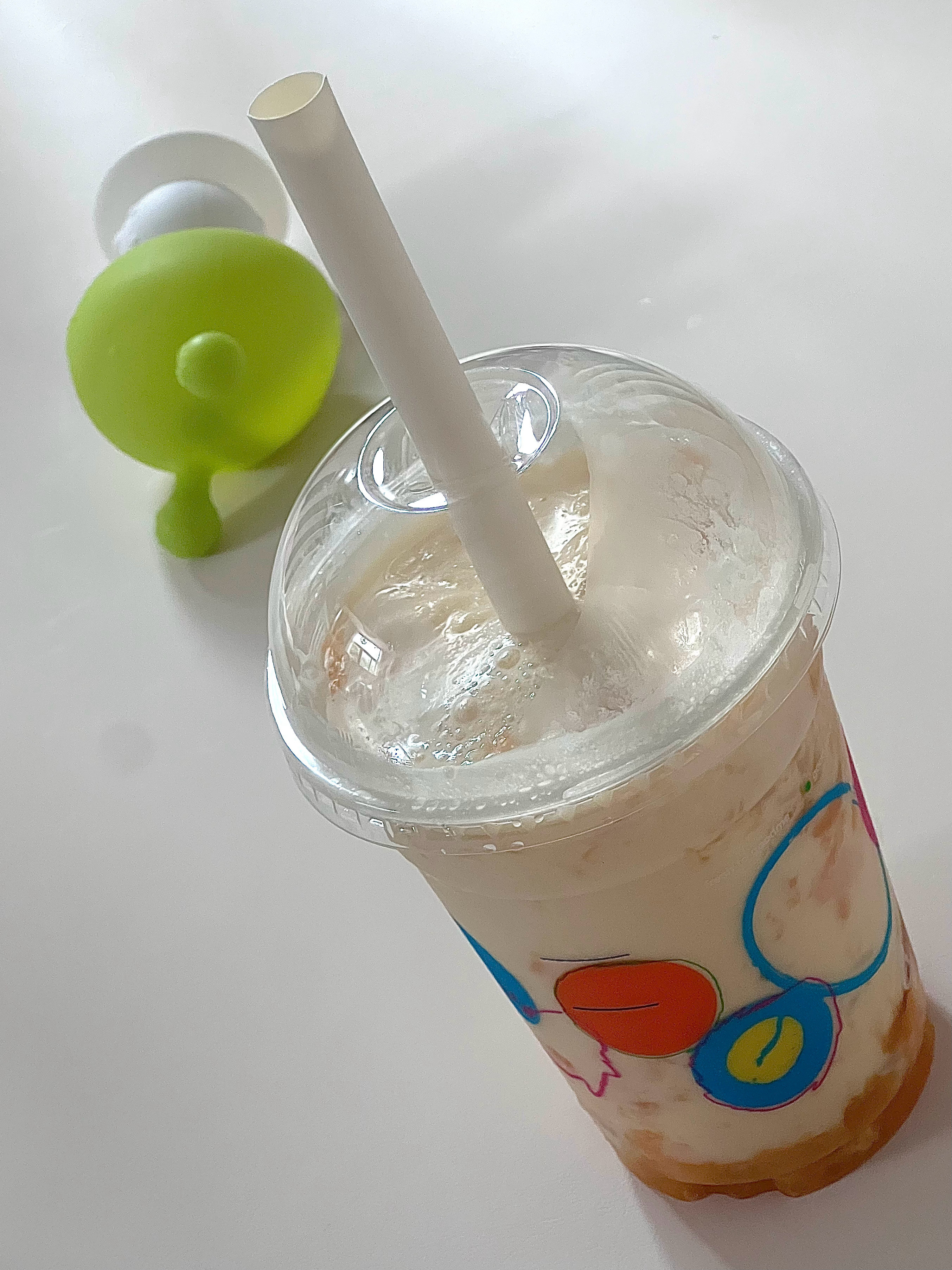 趁娃睡觉来一杯泰橘糯米酸奶​​​