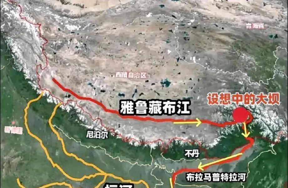 美：你们雅鲁藏布江水电站开建了？中：嗯，必须的……美：听说发电量将是三峡的3
