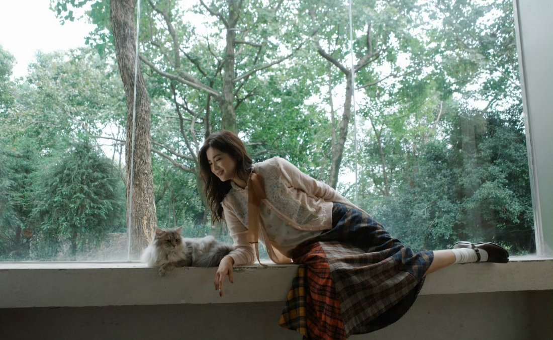 张雅钦好可爱啊宝宝这只猫咪叫什么名字呀感觉Ta的毛好顺好软啊