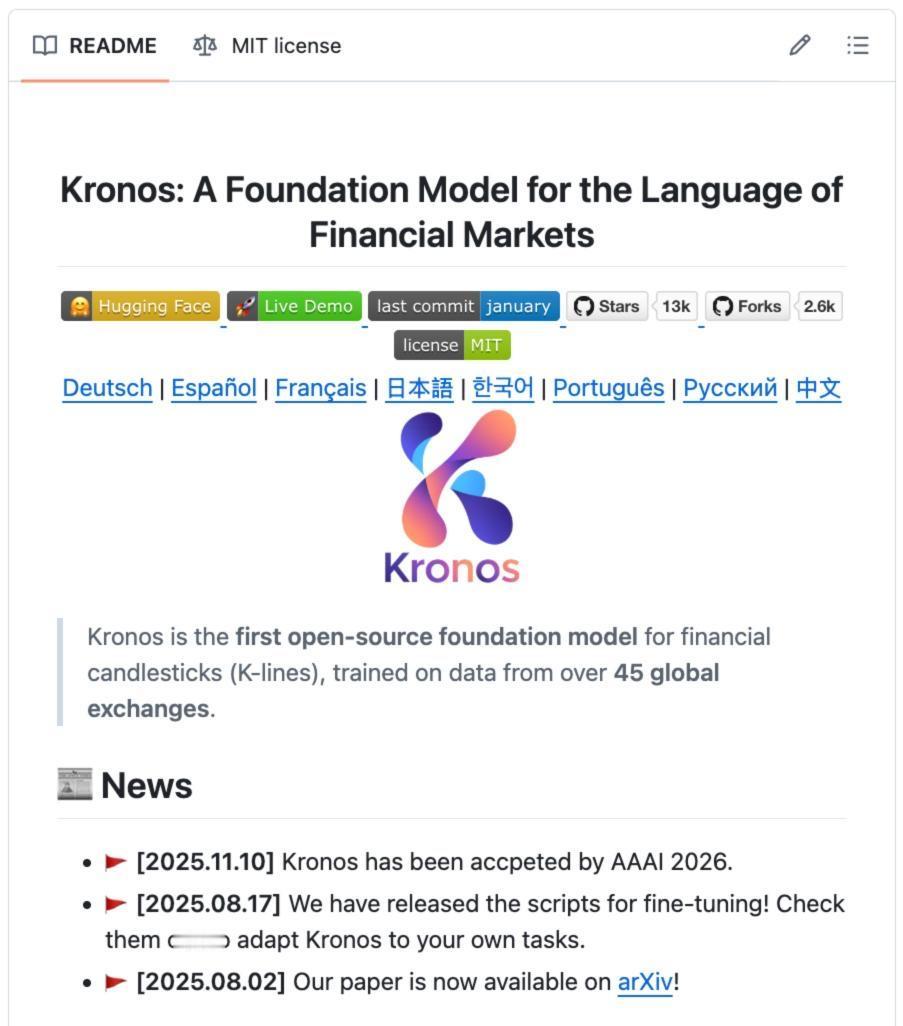 兄弟们，发现个狠货清华搞了个“K线翻译官”，github免费开源，1.16万s